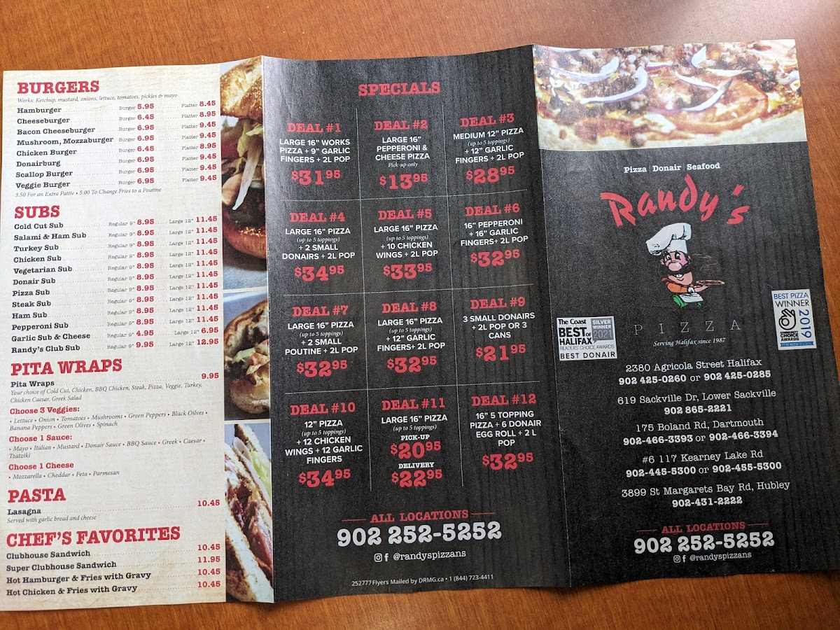 Randy's Pizza Menu - Image 4